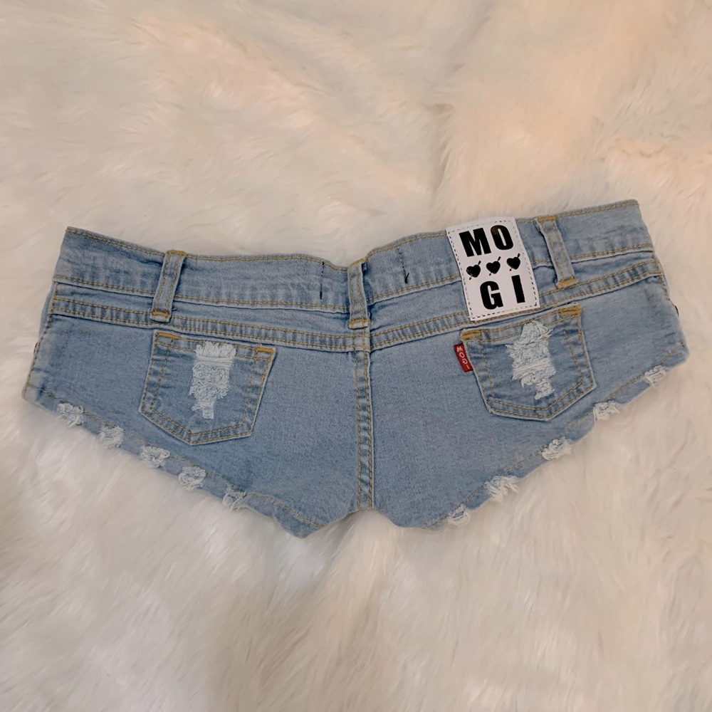 JJ- GOGO sexy micro denim shorts